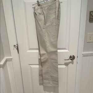 Chico's Tan Chinos Classic Straight-Leg Pants Size O